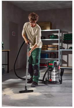 Parkside Nat en Droog Stofzuiger - Vermogen: 1500 W - Zuigkracht: max. 181 mbar - Capaciteit tank: 30 L - Traploos instelbare luchtstroom - Geluidsarme motor - Met korte nalooptijd voor optimale reststofopname — thumbnail 3