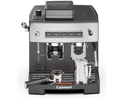 Cuisinart Espresso Machine Grind, Tamp and Brew - Met ingebouwde Koffiemolen - 20 Bar Druk - Iced Coffee Functie - 2,2L Waterreservoir - Zilver/Zwart