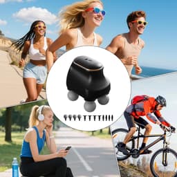 Deep Tissue Massager, Handheld Muscle Tool, Adjustable 5-Level Intensity Device, Full-Body Relaxation Main Characteristic, Massage Accessory with Use for Athletes Men Women Family — thumbnail 4