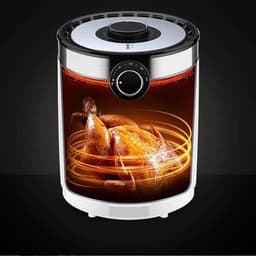 Airfryer - Hete Lucht Oven - Gezond Koken - Vortx Technologie - 3.5 Liter - Rood — thumbnail 2