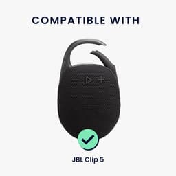 kwmobile Hoesje voor JBL Clip 5 Beschermhoes - TPU Cover voor Minispeaker - Bluetooth Speaker Case in transparant — thumbnail 4