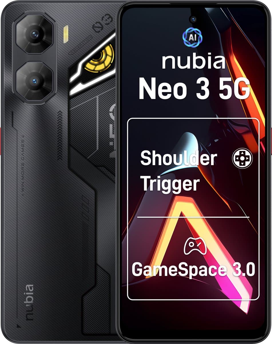 ZTE Nubia Neo 3 5G - 256 GB Zwart — afbeelding 1