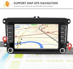 Carplay autoradio geschikt voor Volkswagen Golf Transporter Polo Caddy Eos Tiguan Passat | 2003 t/m 2020 | Denago | 2025 model | 2003 2004 2005 2006 2007 2008 2009 2010 2011 2012 2013 2014 2015 2016 2017 2018 2019 2020 | Bluetooth & Wifi — thumbnail 4