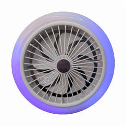 CristalRecord - Plafondventilator Iris met speaker Ø 44 cm RGB wit — thumbnail 4