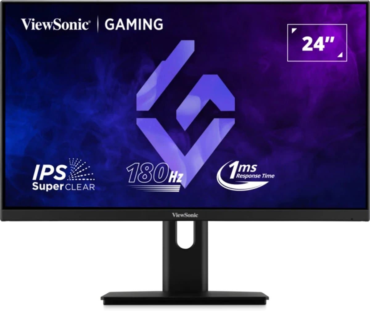 ViewSonic XG24G1 - LED-monitor - 24" - 1920 x 1080 Full HD (1080p) @ 180 Hz - IPS - 300 cdm² - 1000:1 - 1 ms - 2xHDMI, DisplayPort — afbeelding 1
