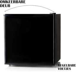 CRLYN® Minibar - Mini Koelkast - Skincare Fridge - Zwart — thumbnail 5