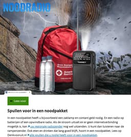 Transnect® - Draagbare Noodradio - Zwart - AM/FM - Oplaadbaar & Op Batterijen - Koptelefoonaansluiting - Draagbare Radio - Wereldradio - Noodpakket Must Have - Zakradio - Voor Rampen - Kleine - Transistor Radio - Telescopische Antenne — thumbnail 5