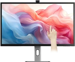 Alogic Clarity 32 UHD 4K Monitor with 65W PD, Webcam and Touch Screen - Grijs — thumbnail 1