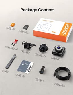 Dashcam voor Auto - Dual - Camerabewaking - Full HD - Zwart — thumbnail 2