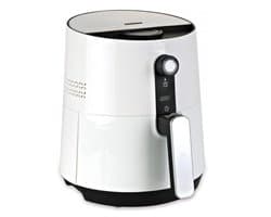 Heinner Heteluchtfriteuse – 1300W – 2,6L Mand – 3,6L Bereidingspan – Instelbare Thermostaat 0–200°C – Timer – Anti-aanbaklaag – Oververhittingsbeveiliging – Wit