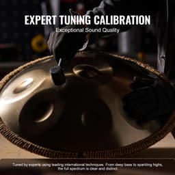 Handpan Drum, 22 In 9 Tonen, D Mineur, met Mallets En Draagtas, voor Volwassenen — thumbnail 4