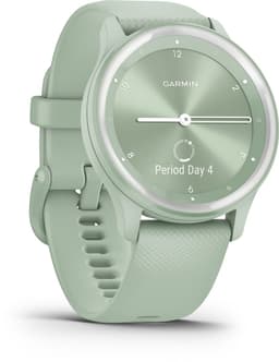 Garmin Vivomove Sport - Hybrid smartwatch - Echte wijzers - Verborgen touchscreen - 40mm - Mint — thumbnail 2