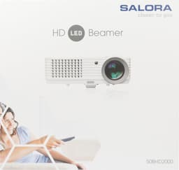 Salora 50BHD2000 LED beamer, HDMI en USB aansluiting — thumbnail 5