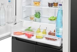 Bomann KG 7358 – Amerikaanse Koelkast - French Door - Cross Door Koel-vriescombinatie - 362 Liter - Total No Frost - Dark Inox — thumbnail 5