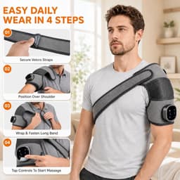 3-in-1 schoudermassage met warmte en vibratie — thumbnail 3