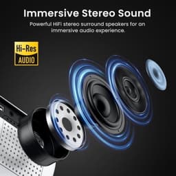 Beamer Draagbare Native 1080p Full HD - LED Projector - 1920 x 1080 Resolutie - Bluetooth HDMI USB - Voor Thuisbioscoop Gaming Onderwijs — thumbnail 5