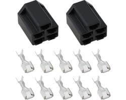 SnelShoppen - 2 Stuks Grasmaaier 5 Pin Sleutelschakelaar Aansluitset 33-350 M90206 Compatibel met John Deere Tuinmachines