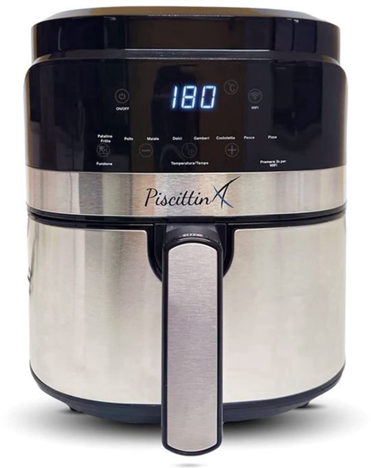 Luchtfriteuse, zwembad, 5,5 l, 1500 W, 8 vooraf ingestelde programma's, touchscreen, wifi, speciale app [energie-efficiëntieklasse A++] — afbeelding 1