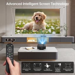 Beamerprojector 320 ANSI Lumen - Full HD 1080P Resolutie - DLP Technologie - HDMI Aansluiting - Draagbaar - Android Streaming — thumbnail 4