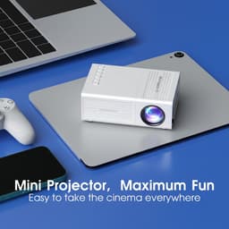 Mini Beamer – 1080P Ondersteuning – 80 Inch Projectie – Ingebouwde Speakers – USB – Compact Ontwerp — thumbnail 3