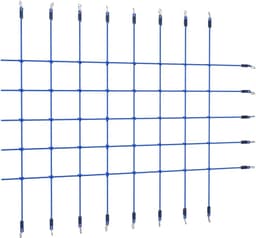 Klimnet voor kinderen, outdoor speelnet, blauw, 200 x 150 cm — thumbnail 1
