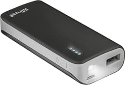 Trust - Ventu - USB Ventilator - Rood - Met powerbank 4400 mAh - Voor op het strand - op vankantie — thumbnail 4