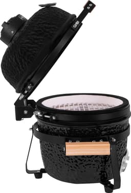 VONROC - BBQ - Kamado - 13" - Met beschermhoes, plate setter & onderstel - Houtskoolbarbecue – Keramisch — thumbnail 3