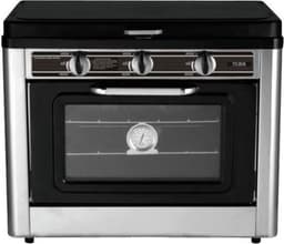 Gecombineerde oven/fornuis met 2 campingbranders - INCASA - 016463 — thumbnail 1