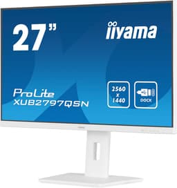 iiyama G-MASTER XUB2797QSN-W2 computer monitor 68,6 cm (27") 2560 x 1440 Pixels Quad HD LED Wit — thumbnail 4