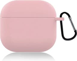 ShieldCase Siliconen Hoesje Geschikt voor Airpods 4 - Siliconen Case voor Apple Airpods 4 Case Hoesje - Lichtroze — thumbnail 1