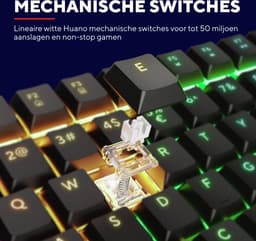 Trust GXT 868 Torix Premium draadloos mechanisch gaming toetsenbord — thumbnail 2