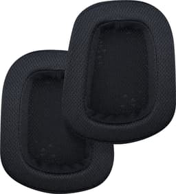 Vervangende Oorkussens voor Logitech G35, G230, G231, G233, G332, G430, G431, G432, G433, G533, G633, G633S, G635, G930, G933, G933S, G935 Hoofdtelefoon van MMOBIEL – Mesh Fabric Oorkussens – Zwart — thumbnail 5