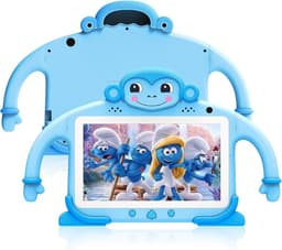 White-label Kindertablet Vanaf 3 Jaar - Tablet Kinderen - Kinderspeelgoed - Blauw — thumbnail 1