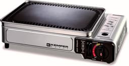 Kemper draagbare Plancha grill in koffer - draagbare gasbarbecue zonder gasfles — thumbnail 1
