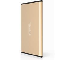 Externe harde schijf 320GB-USB 3.0 ultradunne aluminium HDD-back-up voor pc/desktop/laptop/tv/Mac/MacBook/XBox / PS4 / Chromebook/Windows | Voor TV, PC, Mac, MacBook, Chromebook, Wii u, Laptop, Desktop, Windows (Goud)