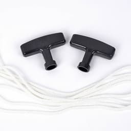 Grasmaaier trekkoord set 90cm - 2 stuks met handvatten - vervanging voor Honda GX100 GX120 GX160 GX240 GX270 - ShopVlot — thumbnail 2
