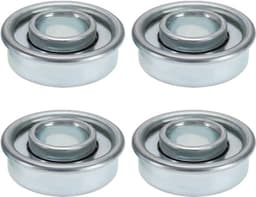 Maaierslagers 4 Stuks - Buitendiameter 28,6 mm - Binnendiameter 12,2 mm - Dikte 9,8 mm - Staal - Geschikt voor grasmaaiers - Wiellagers — thumbnail 1
