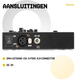 BeamZ BZ108 DMX controller - 108 kanaals controller - 12 faders — thumbnail 3