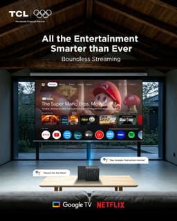 Solidchoice - Mini Projector met 4K Beeldkwaliteit en Google TV — thumbnail 3