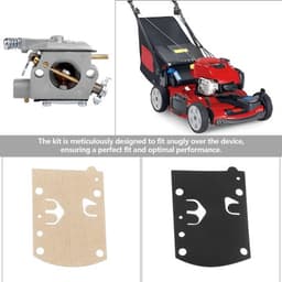 Carburettorkit 1 Set - Compatibel met Walbro/Husqvarna - Kunststof/Papier/IJzer - Flexibel Membraan - Grasmaaier/Kettingzaag - Carburateurkit — thumbnail 3