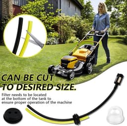 Filterset 7 Stuks - Brandstoffilter - Reserveonderdelen - Duurzaam Rubber - Eenvoudige Vervanging - Geschikt voor Grasmaaiers — thumbnail 4