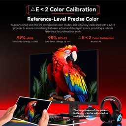 TITAN ARMY P2510S PLUS 24,5 inch Gaming Monitor,2560*1440 16:9 Fast IPS-scherm,240Hz verversingssnelheid,HDR500,123% sRGB,Adaptive-Sync,Dynamic OD,Game+ Assist,12 scenariomodi, PIP&PBP-weergave,Low Blue Light,in hoogte verstelbare draaibare standaard — thumbnail 5