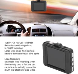Auto DVR camera - Rij recorder - Veilig rijden - Automatische opname - 1080P Full HD - Zwart — thumbnail 5