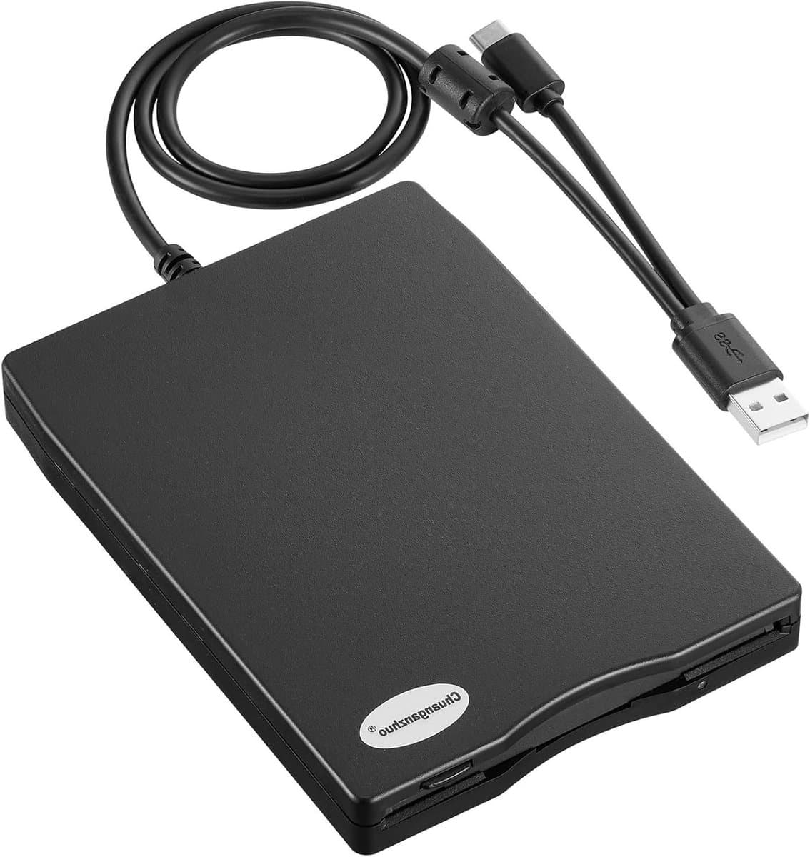 Externe disk drive - Floppy reader - Oude bestanden lezen - Plug and Play - 35 inch - Zwart — afbeelding 1