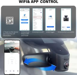 SnelShoppen - 4K Dashcam voor Porsche Cayenne en 911 - Autocamera 2160P 30 fps - Wifi Video G-sensor Loop-opname - OEM Audi-accessoires — thumbnail 4