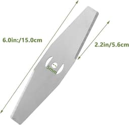 SnelShoppen - 12 Stuks Metaal Grasmaaier Blades - Hoogwaardige RVS Snijbladen voor Grasmaaier - Ideaal voor Tuinonderhoud en Trimmers - Duurzaam en Ro — thumbnail 5