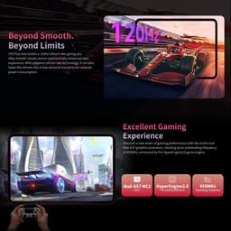 SnelShoppen - 13.4 Inch Tablet met 120Hz Scherm, 20GB RAM, 256GB Opslag, Android 15, 4G LTE, 13MP Camera, Gaming Tablet voor Werk en Entertainment — thumbnail 3
