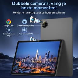SnelShoppen - 11 Inch Tablet Android 16 met Gemini AI, T7250 Octa-Core, 32GB RAM, 128GB ROM, 16MP + 8MP Camera, 8000mAh, 1920x1200 IPS HD, Wi-Fi 5.8GH — thumbnail 5