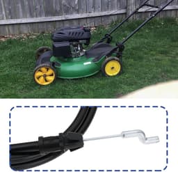 Thijox - Grasmaaier Blade Controle Kabel 140 cm - Compatibel met John Deere JS60 JS60H JS61 JS63 JS63C JS63E - Hoogwaardige Kwaliteit — thumbnail 5