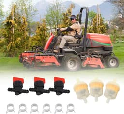 SnelShoppen - Brandstofklep set voor Tuinmachines - Brandstofventielen + Filters + Klemmen voor Grasmaaier en Bosmaaier - Duurzaam en Gebruiksvriendel — thumbnail 2